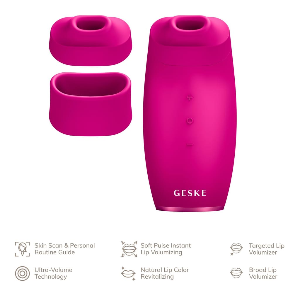 Фото товару: Пристрій для збільшення об'єму губ GESKE Lip Volumizer&Booster 6в1 magenta № 1