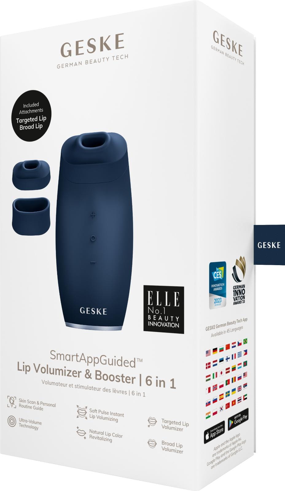 Фото товару: Пристрій для збільшення об'єму губ GESKE Lip Volumizer&Booster 6в1 midnight № 7