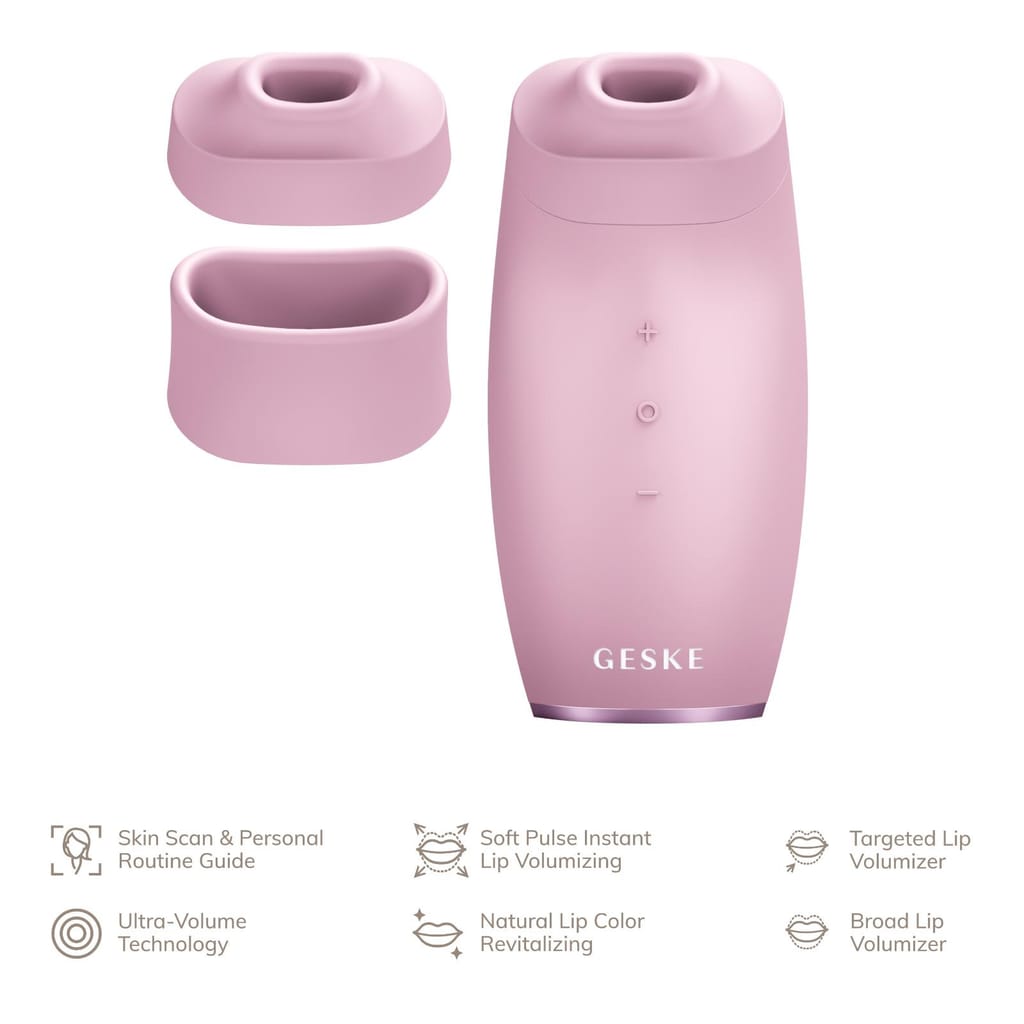 Фото товару: Пристрій для збільшення об'єму губ GESKE Lip Volumizer&Booster 6в1 pink № 1