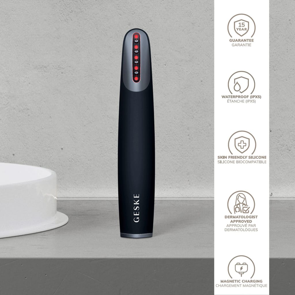 Фото товару: Пристрій для зміцнення і тонізації шкіри обличчя GESKE Skin Firming Wand 7в1 black № 2