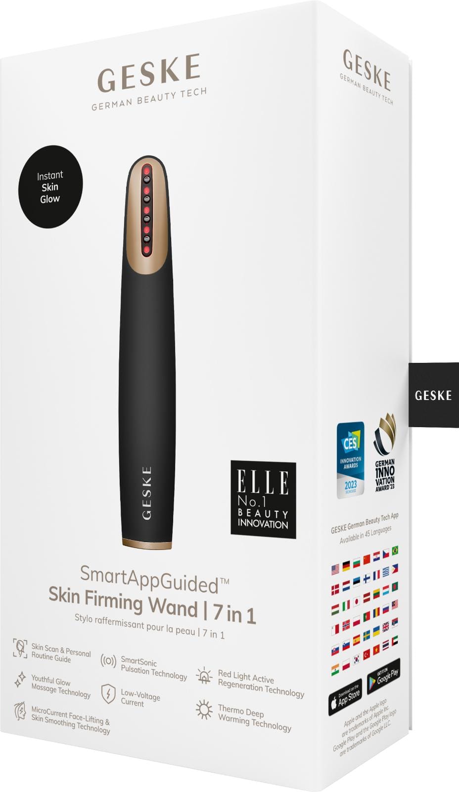 Фото товару: Пристрій для зміцнення і тонізації шкіри обличчя GESKE Skin Firming Wand 7в1 gray № 7