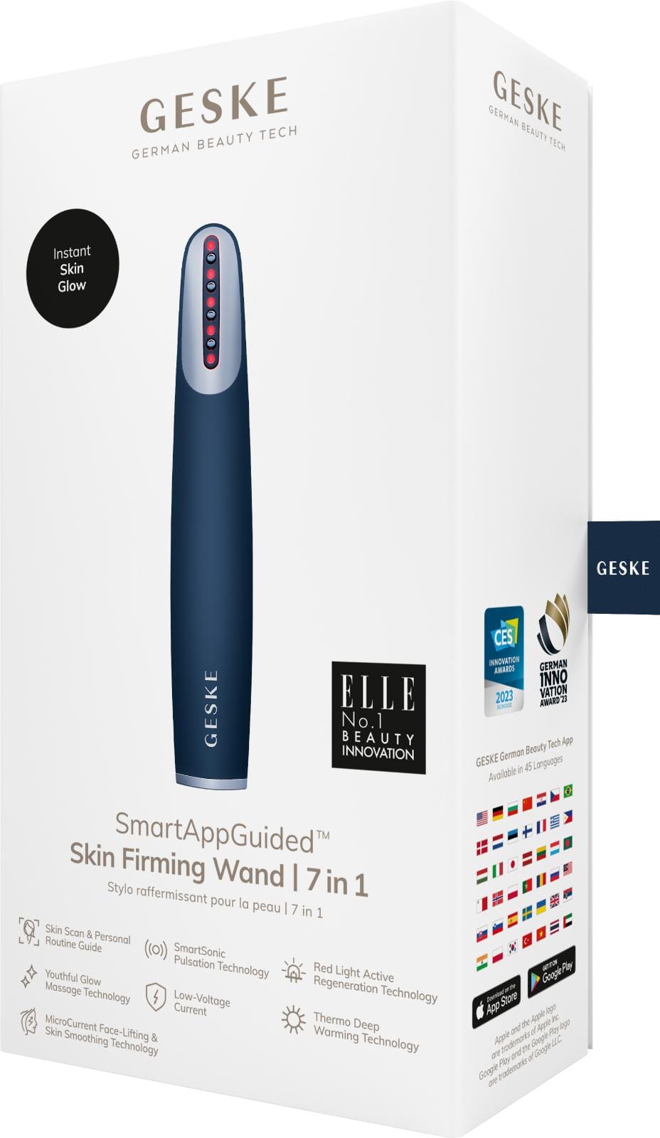 Фото товару: Пристрій для зміцнення і тонізації шкіри обличчя GESKE Skin Firming Wand 7в1 midnight № 7