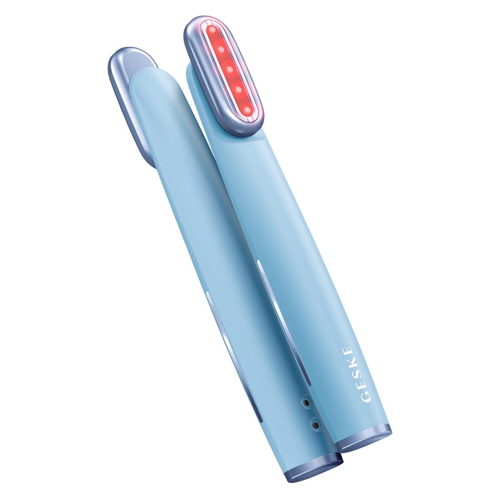 Фото товару: Пристрій для зміцнення і тонізації шкіри обличчя з поворотною головкою GESKE Skin Firming Wand 7в1 aquamarine № 5