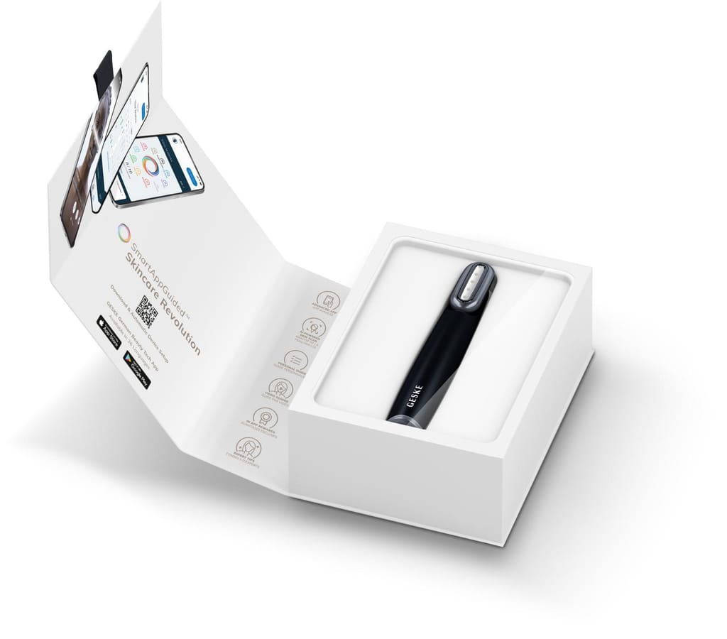 Фото товару: Пристрій для зміцнення і тонізації шкіри обличчя з поворотною головкою GESKE Skin Firming Wand 7в1 black № 8