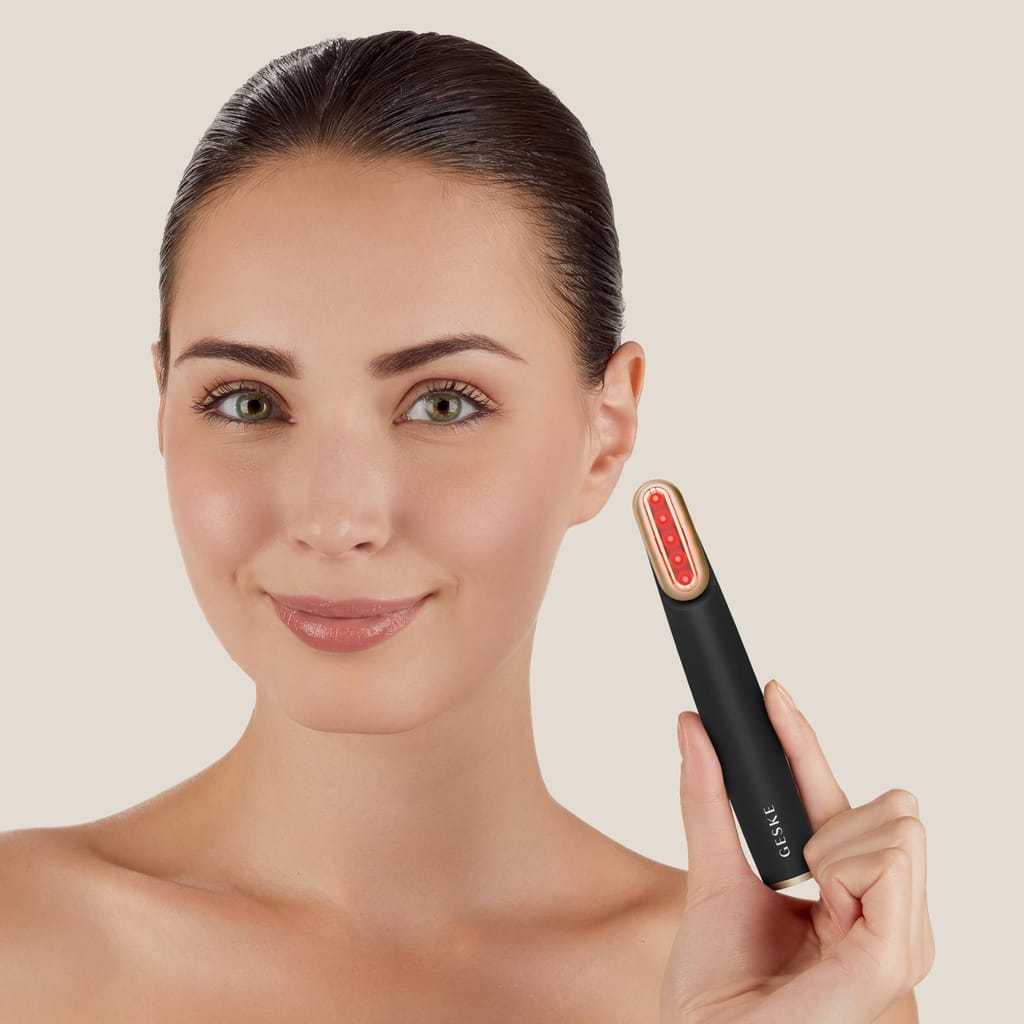 Фото товару: Пристрій для зміцнення і тонізації шкіри обличчя з поворотною головкою GESKE Skin Firming Wand 7в1 gray № 3