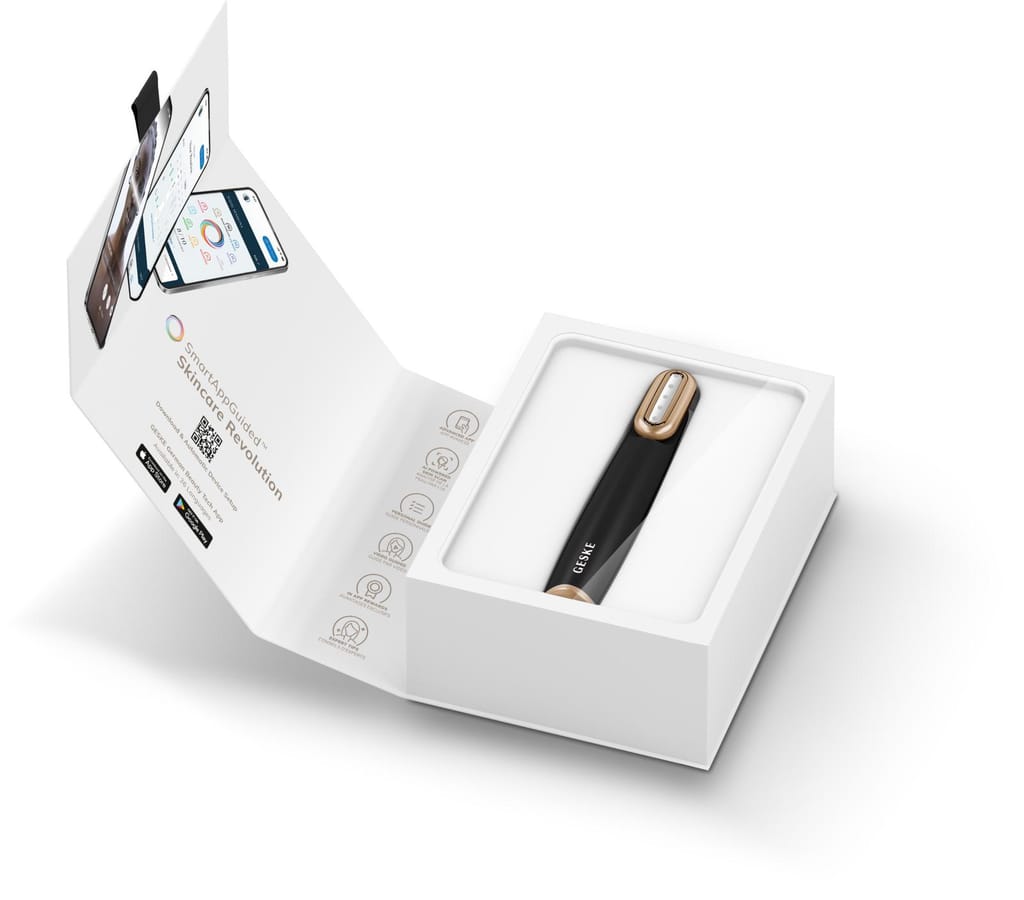 Фото товару: Пристрій для зміцнення і тонізації шкіри обличчя з поворотною головкою GESKE Skin Firming Wand 7в1 gray № 8