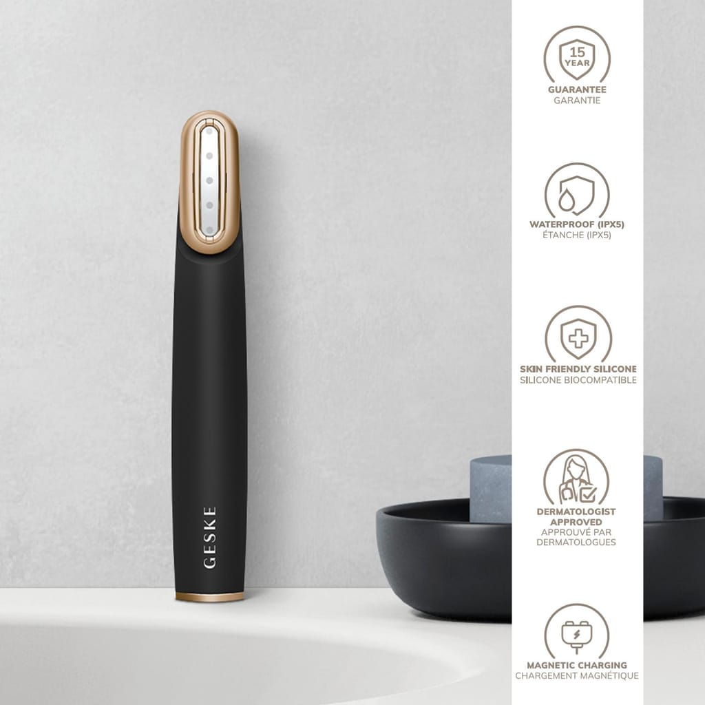 Фото товару: Пристрій для зміцнення і тонізації шкіри обличчя з поворотною головкою GESKE Skin Firming Wand 7в1 gray № 2