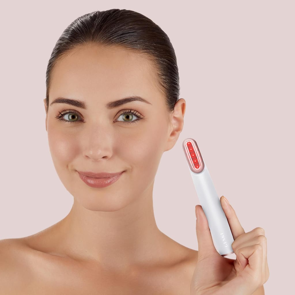 Фото товару: Пристрій для зміцнення і тонізації шкіри обличчя з поворотною головкою GESKE Skin Firming Wand 7в1 starlight № 3