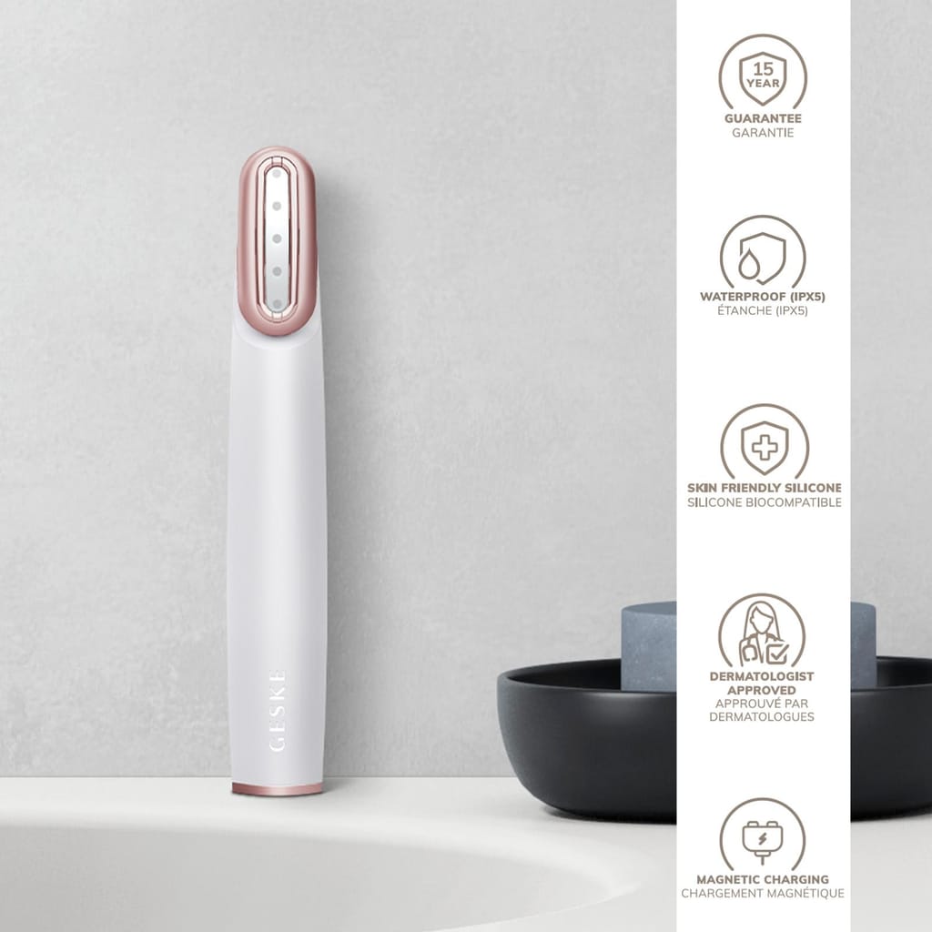 Фото товару: Пристрій для зміцнення і тонізації шкіри обличчя з поворотною головкою GESKE Skin Firming Wand 7в1 starlight № 2