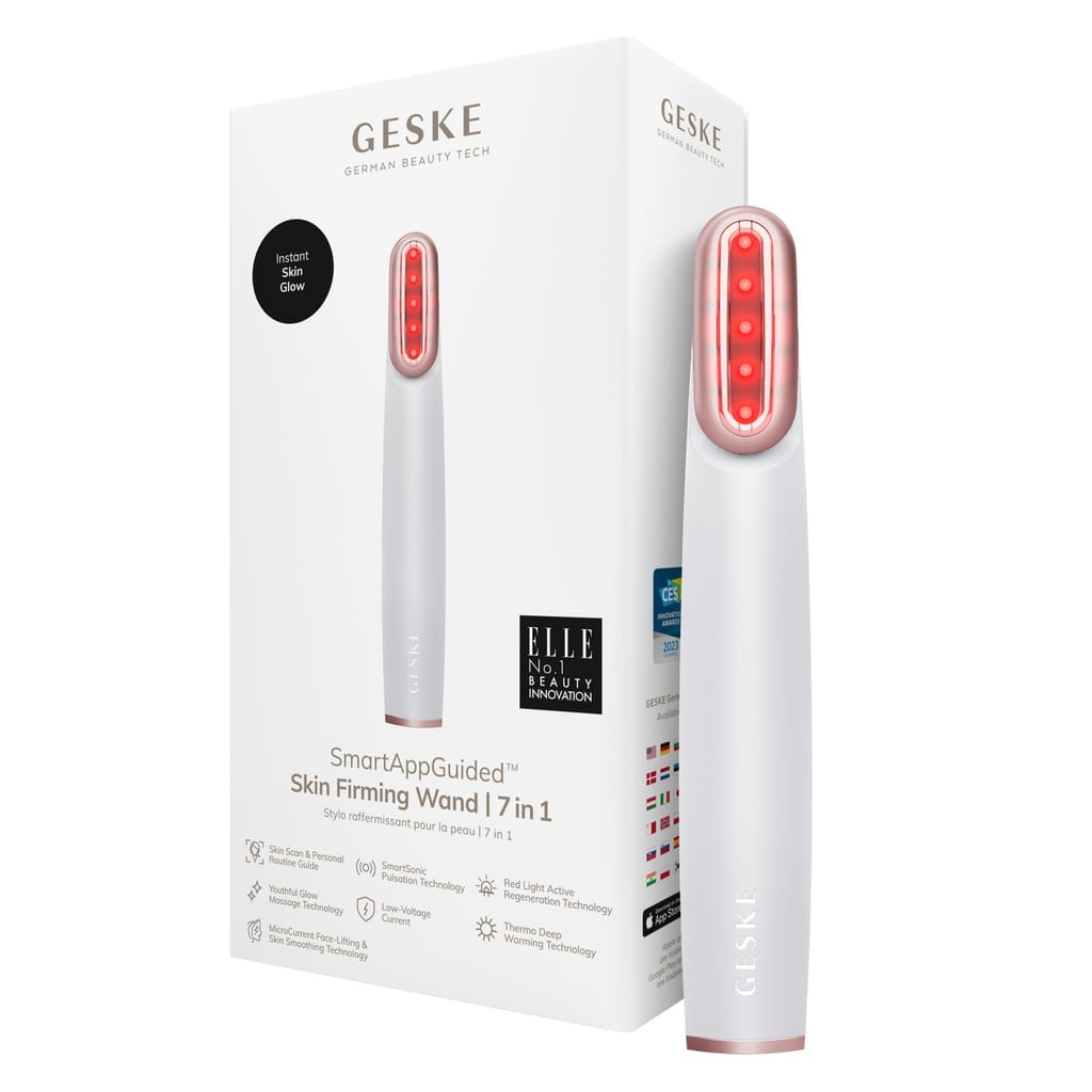 Фото товару: Пристрій для зміцнення і тонізації шкіри обличчя з поворотною головкою GESKE Skin Firming Wand 7в1 starlight № 0