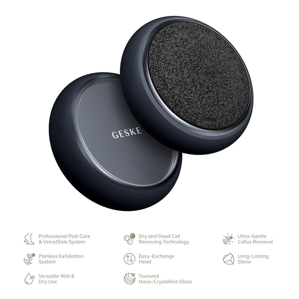 Фото товару: Набір для догляду за стопами GESKE Dual Foot Smoothener 8в1 black № 1