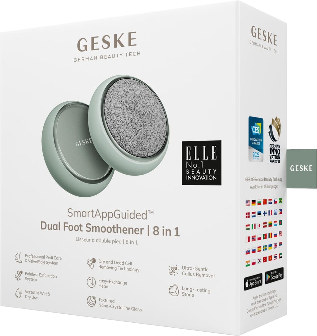 Фото товару: Набір для догляду за стопами GESKE Dual Foot Smoothener 8в1 green № 6