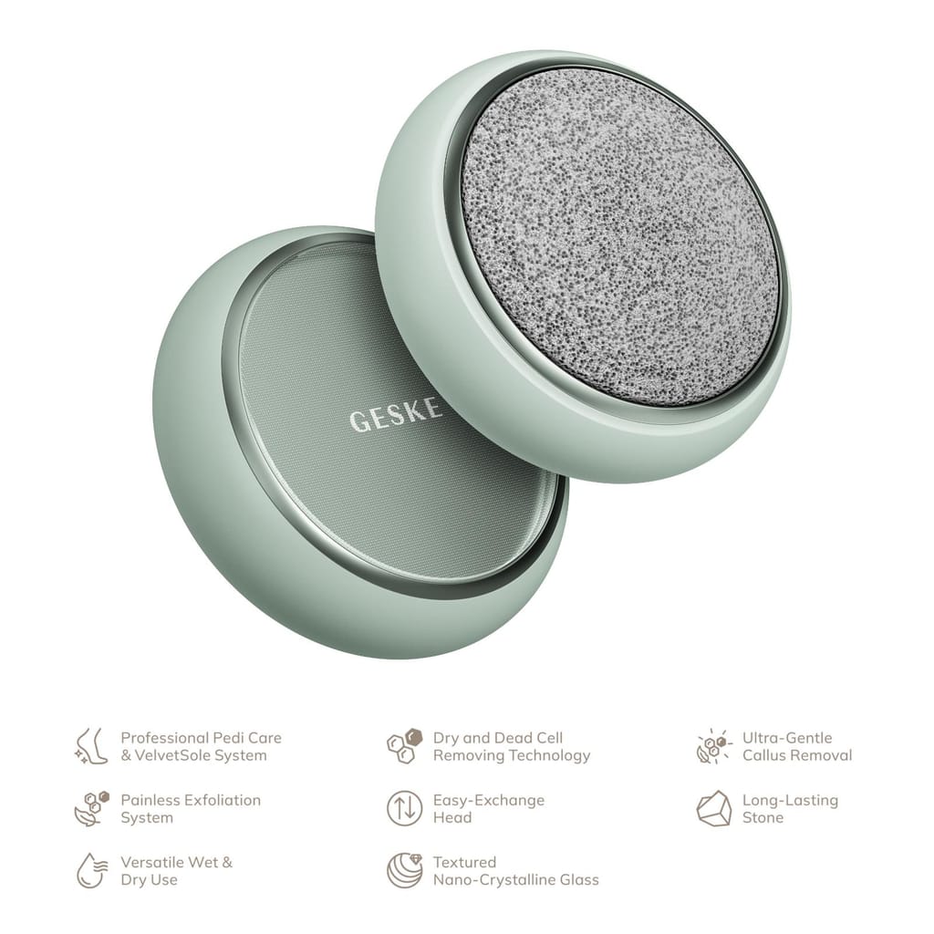 Фото товару: Набір для догляду за стопами GESKE Dual Foot Smoothener 8в1 green № 1
