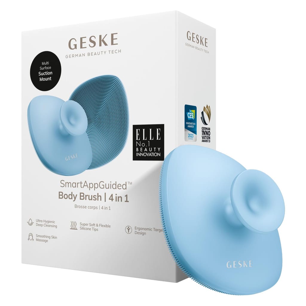 Фото товару: Щітка для тіла GESKE Body Brush 4в1 aquamarine № 0