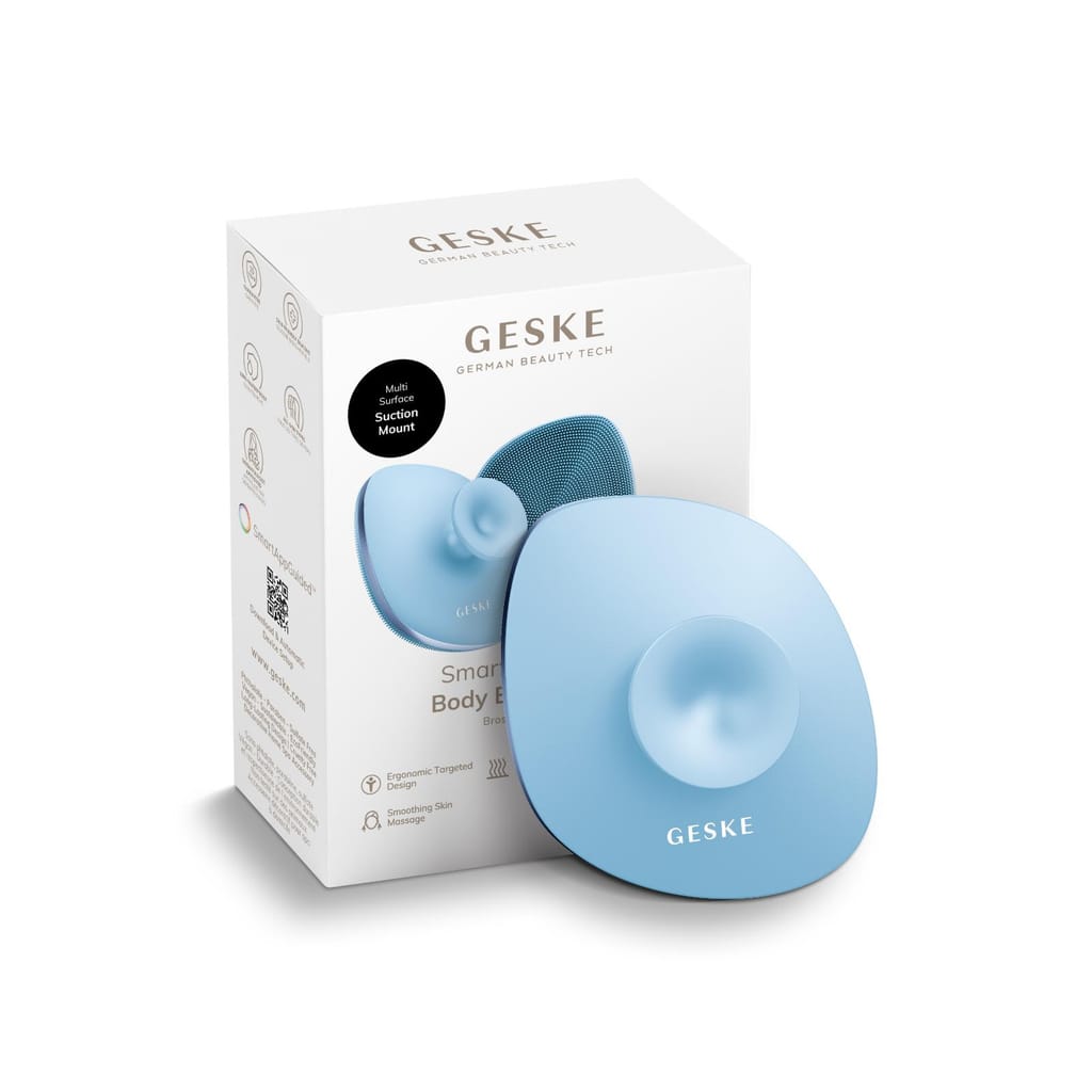 Фото товару: Щітка для тіла GESKE Body Brush metal 4в1 aquamarine № 8