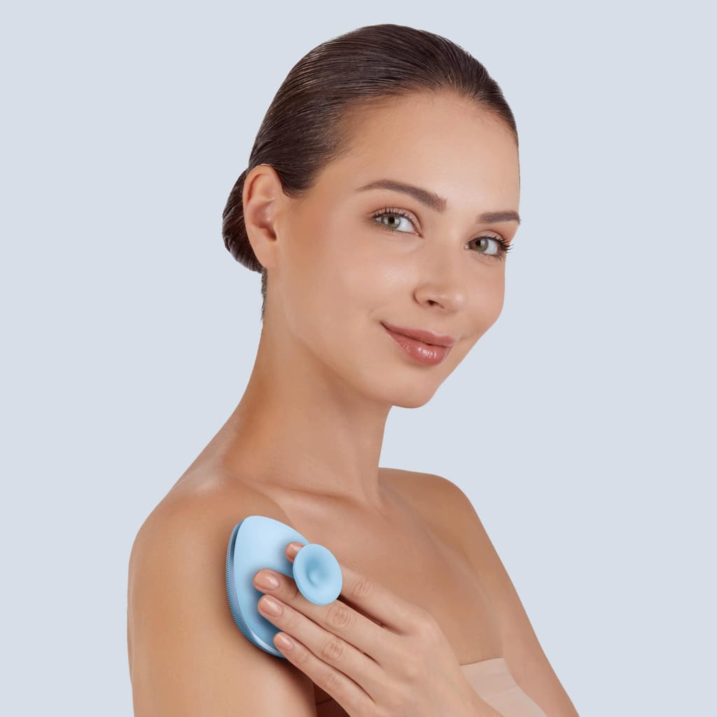 Фото товару: Щітка для тіла GESKE Body Brush metal 4в1 aquamarine № 3