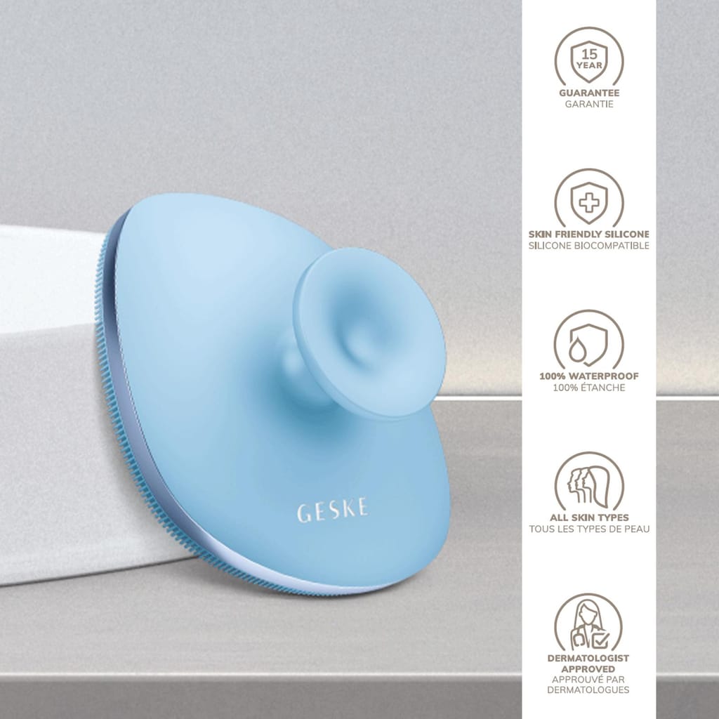 Фото товару: Щітка для тіла GESKE Body Brush metal 4в1 aquamarine № 2