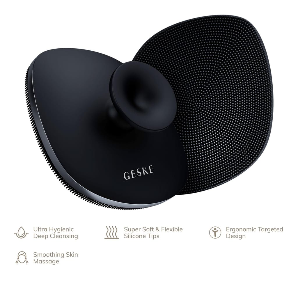 Фото товару: Щітка для тіла GESKE Body Brush metal 4в1 black № 1