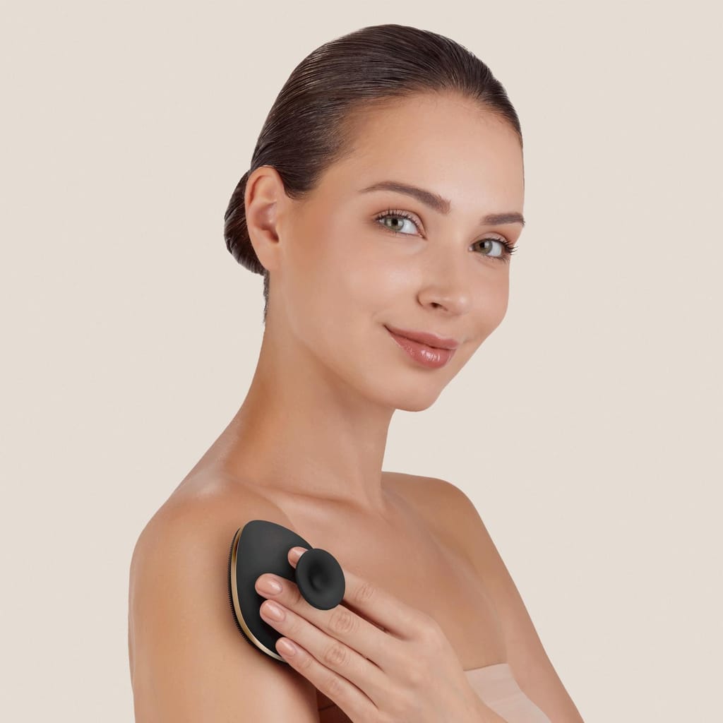 Фото товару: Щітка для тіла GESKE Body Brush metal 4в1 gray № 3