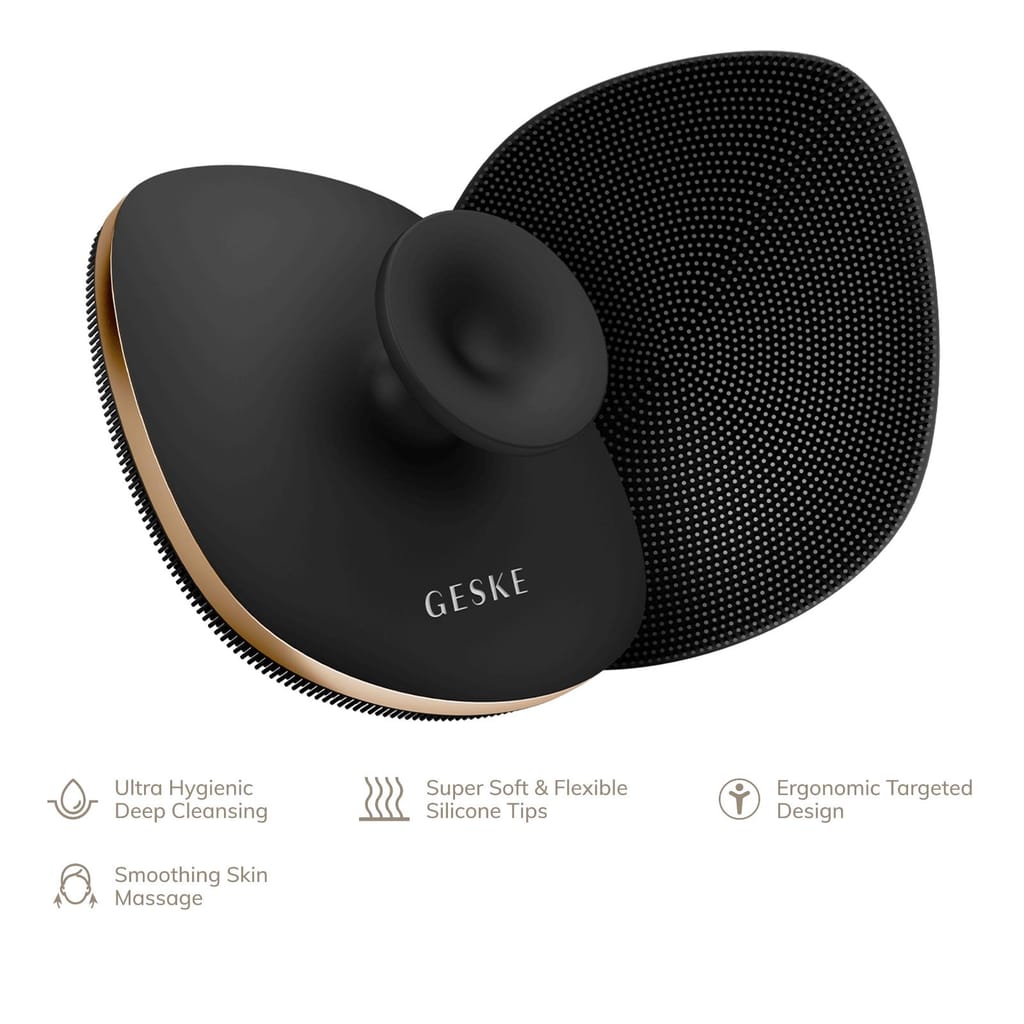 Фото товару: Щітка для тіла GESKE Body Brush metal 4в1 gray № 1