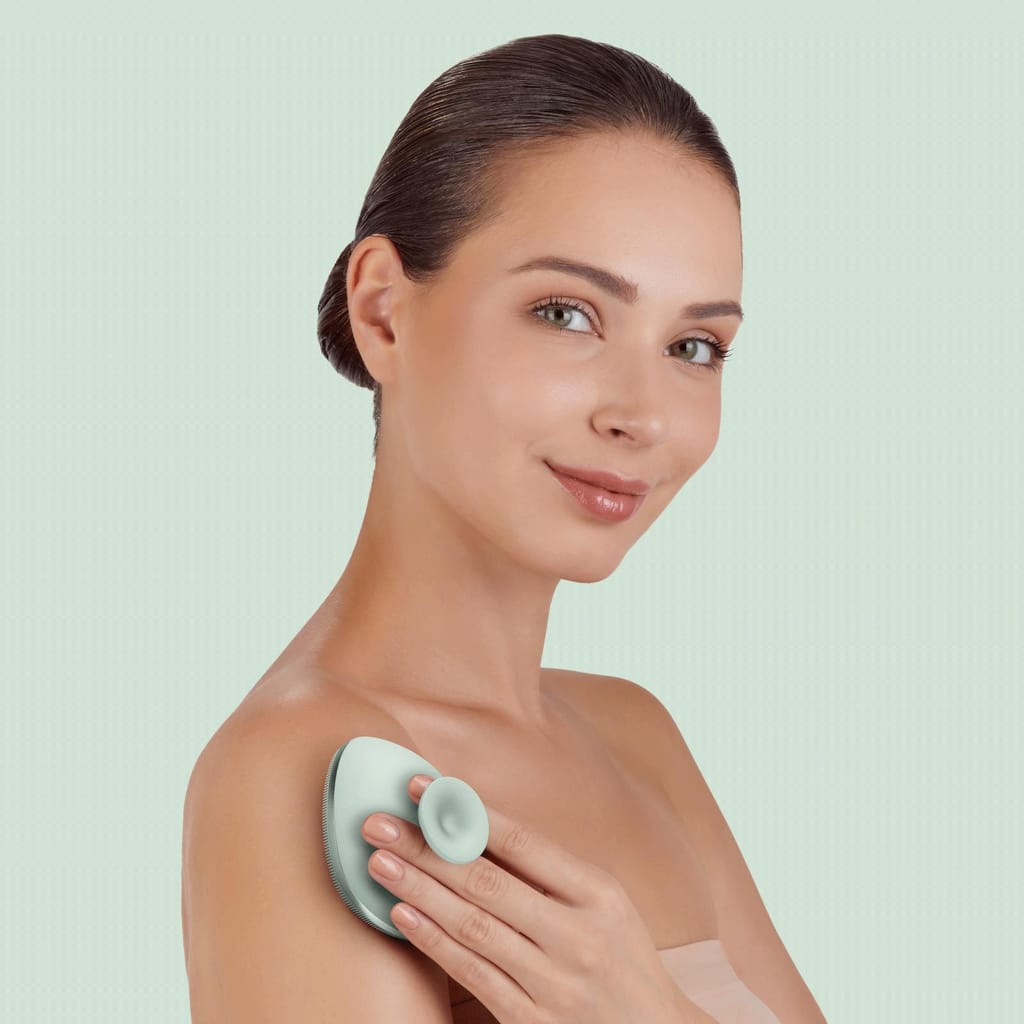 Фото товару: Щітка для тіла GESKE Body Brush metal 4в1 green № 3