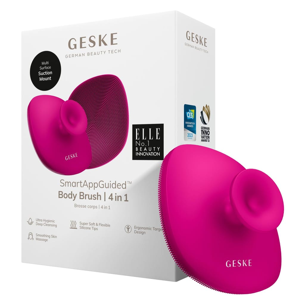 Фото товару: Щітка для тіла GESKE Body Brush 4в1 magenta № 0
