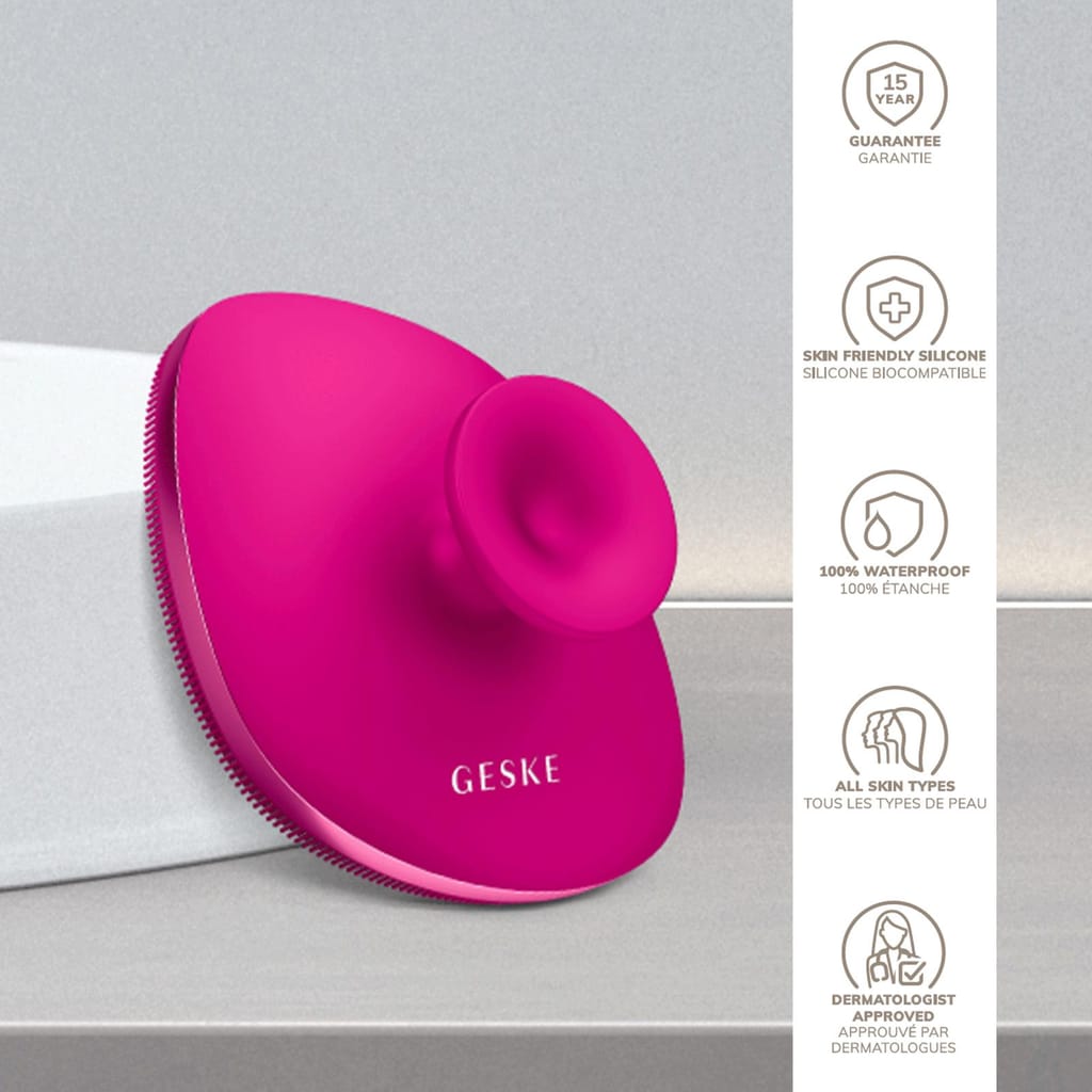 Фото товару: Щітка для тіла GESKE Body Brush metal 4в1 magenta № 2