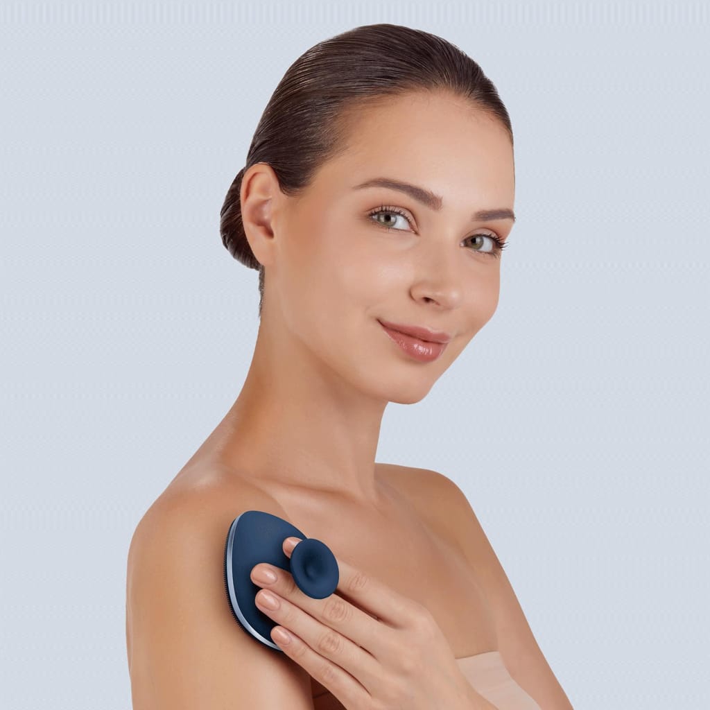 Фото товару: Щітка для тіла GESKE Body Brush metal 4в1 midnight № 3