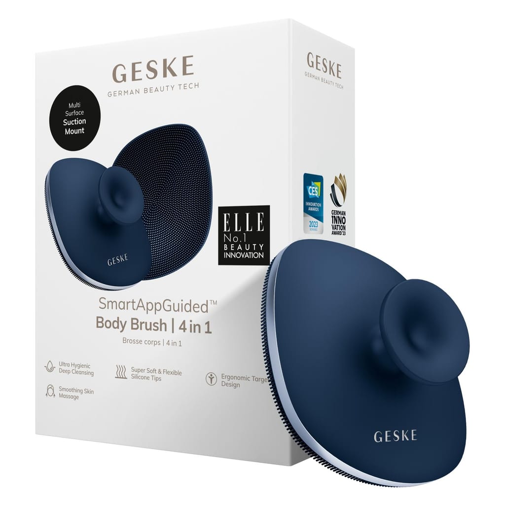 Фото товару: Щітка для тіла GESKE Body Brush metal 4в1 midnight № 0
