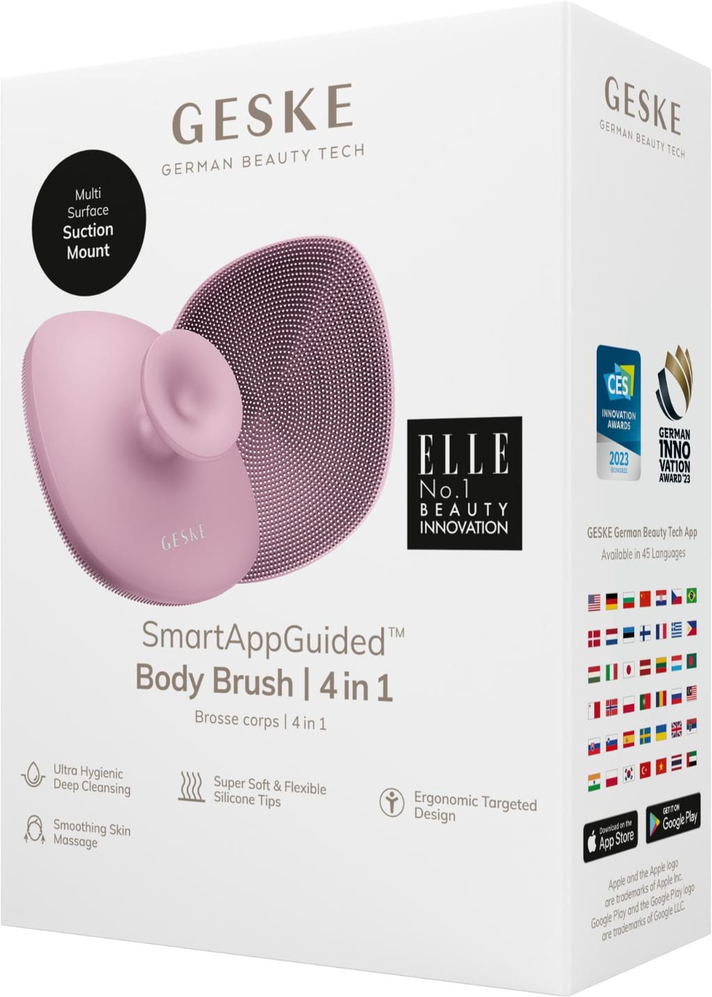 Фото товару: Щітка для тіла GESKE Body Brush 4в1 pink № 7