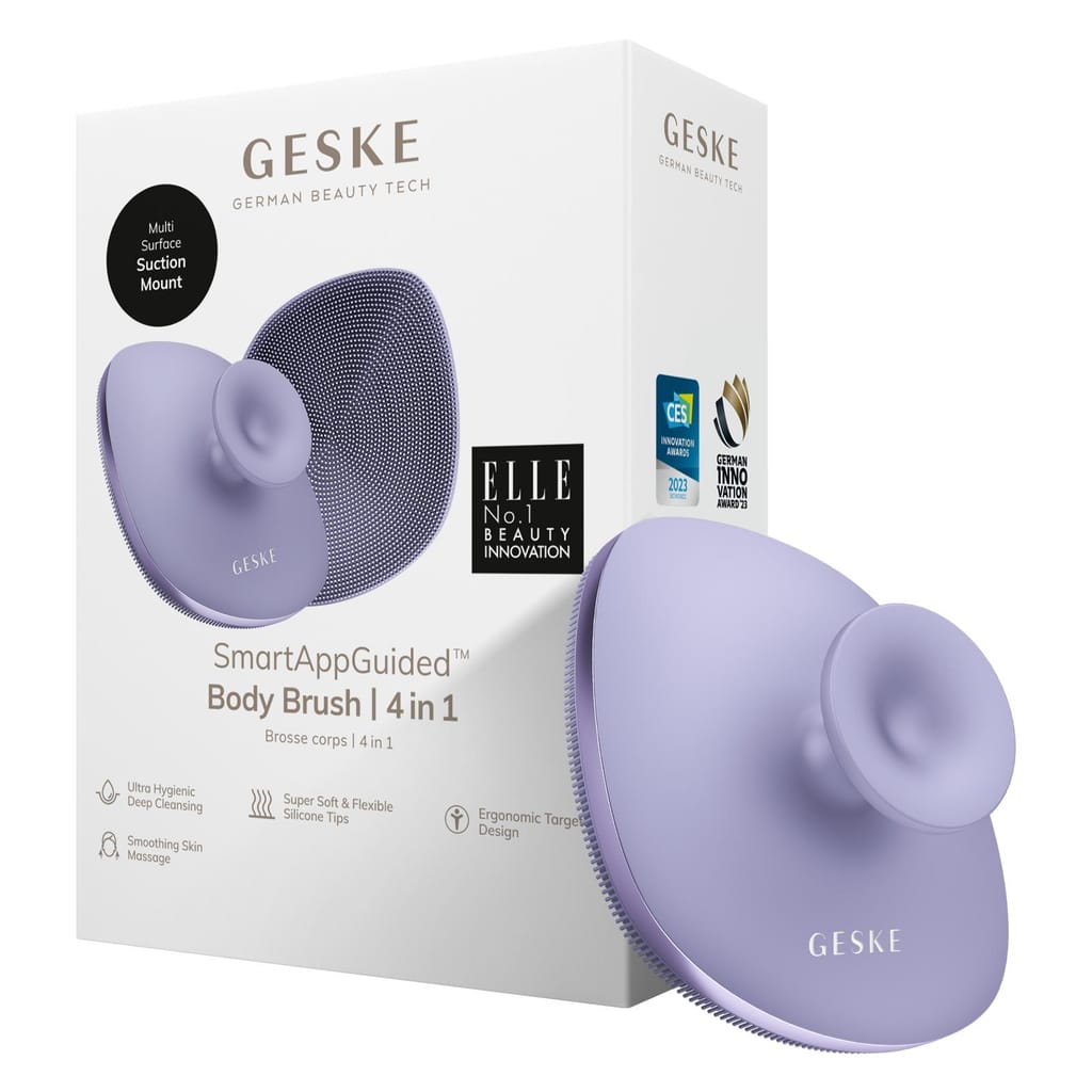 Фото товару: Щітка для тіла GESKE Body Brush metal 4в1 purple № 0