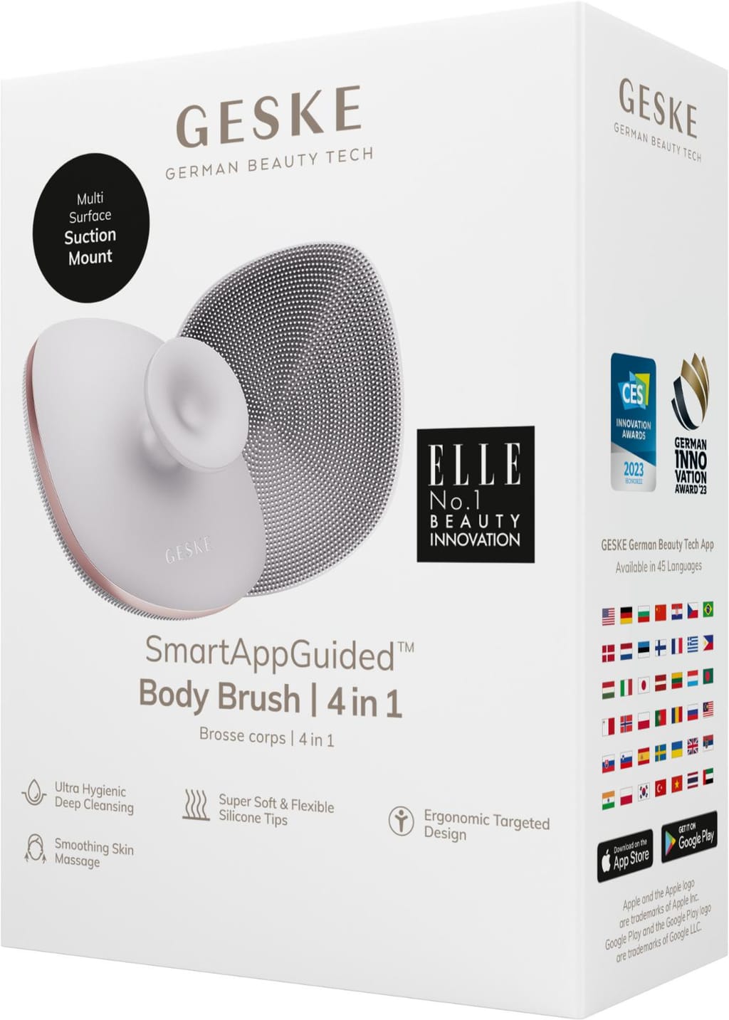Фото товару: Щітка для тіла GESKE Body Brush metal 4в1 starlight № 7