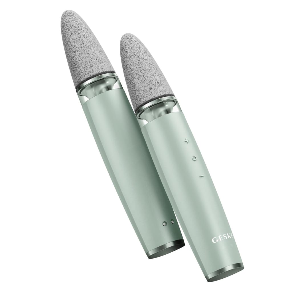 Фото товару: Шліфувальна пилка для стоп з додатковими насадками GESKE Electric Pumice Foot Smoothing Multi-Pen 8в1 green № 4