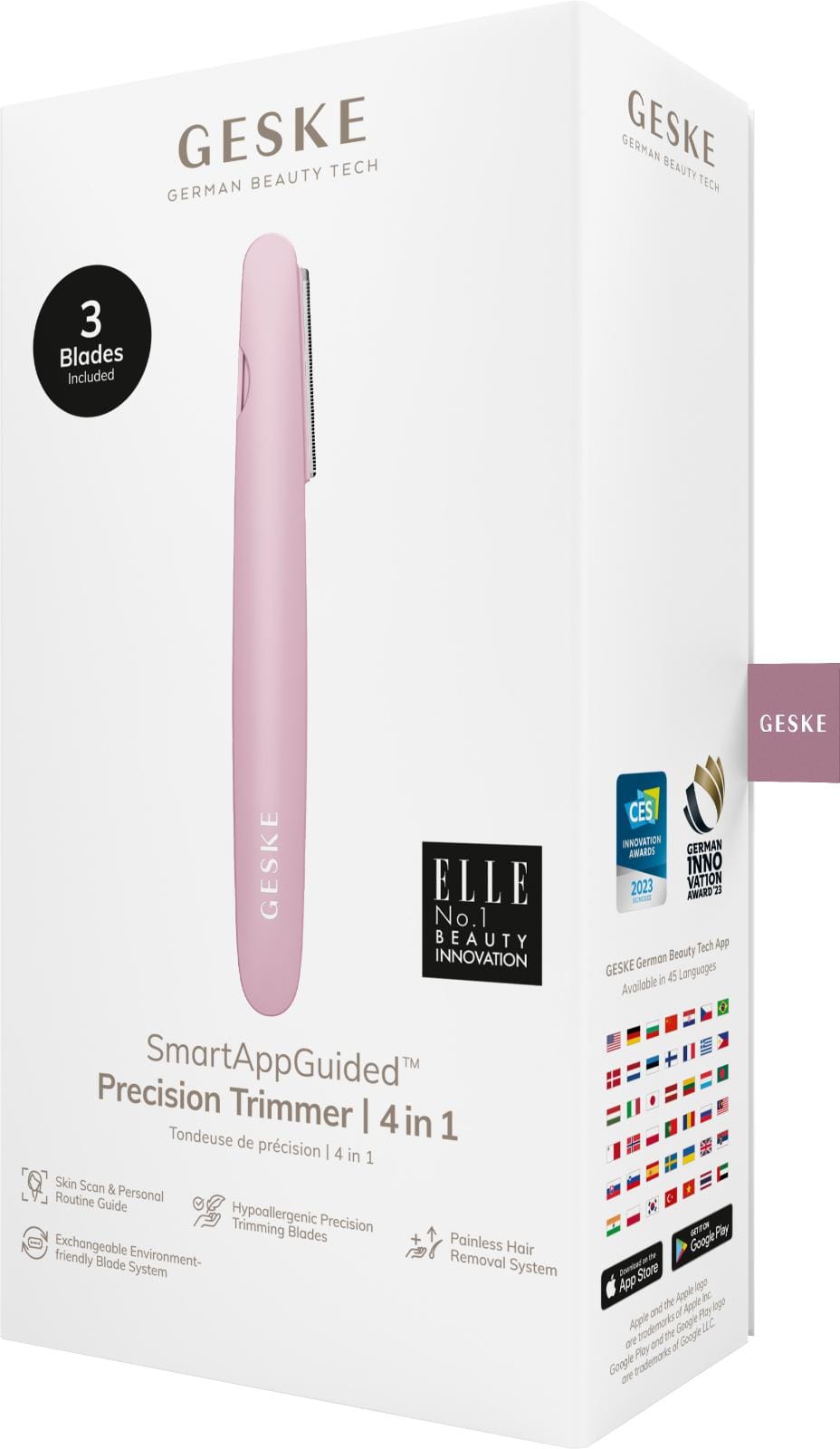 Фото товару: Тример GESKE Precision Trimmer 4в1 pink № 7