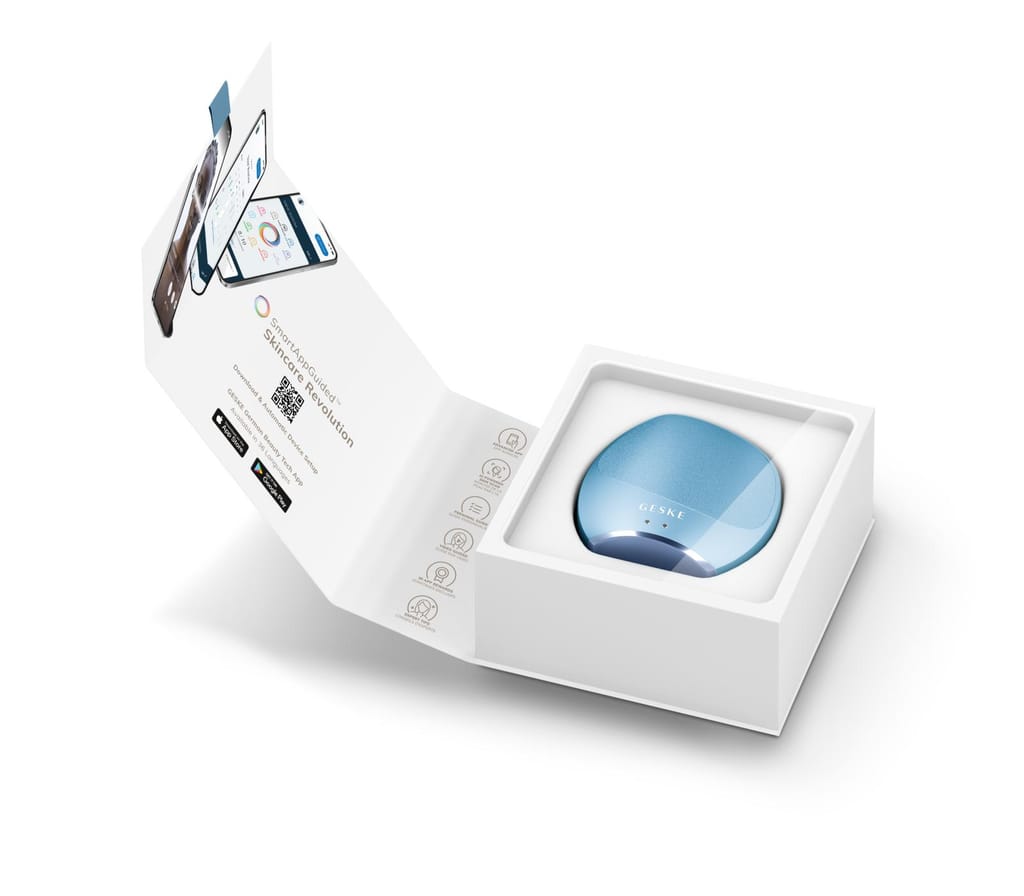 Фото товару: Ультразвукова щітка для тіла та інтенсивний пілінг GESKE Sonic Body Brush&Intensive Exfoliator 7в1 aquamarine № 8