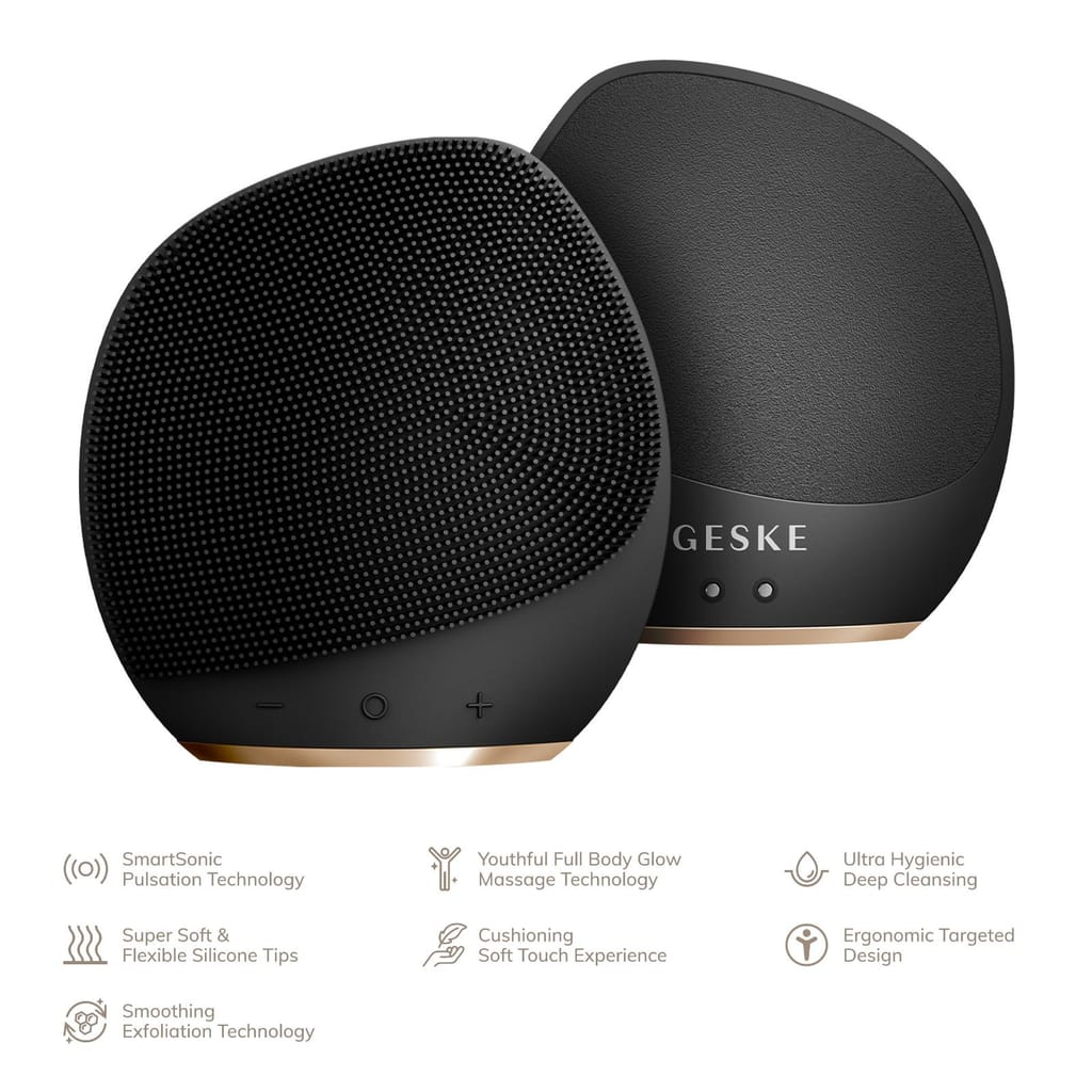 Фото товару: Ультразвукова щітка для тіла та інтенсивний пілінг GESKE Sonic Body Brush&Intensive Exfoliator 7в1 gray № 1