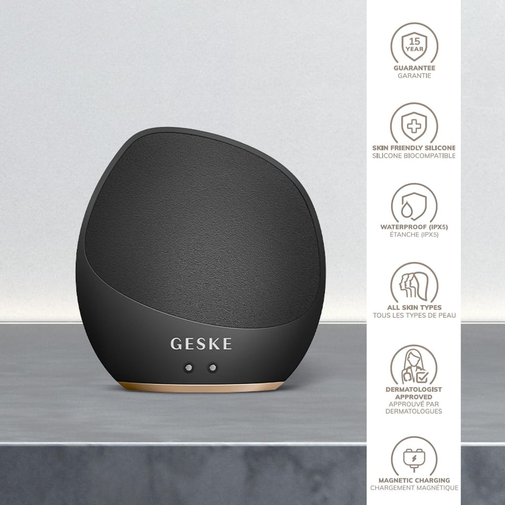 Фото товару: Ультразвукова щітка для тіла та інтенсивний пілінг GESKE Sonic Body Brush&Intensive Exfoliator 7в1 gray № 2