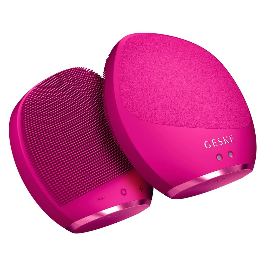 Фото товару: Ультразвукова щітка для тіла та інтенсивний пілінг GESKE Sonic Body Brush&Intensive Exfoliator 7в1 magenta № 5