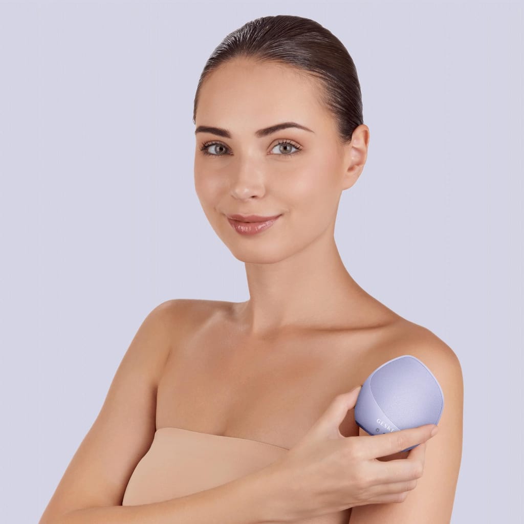 Фото товару: Ультразвукова щітка для тіла та інтенсивний пілінг GESKE Sonic Body Brush&Intensive Exfoliator 7в1 purple № 3