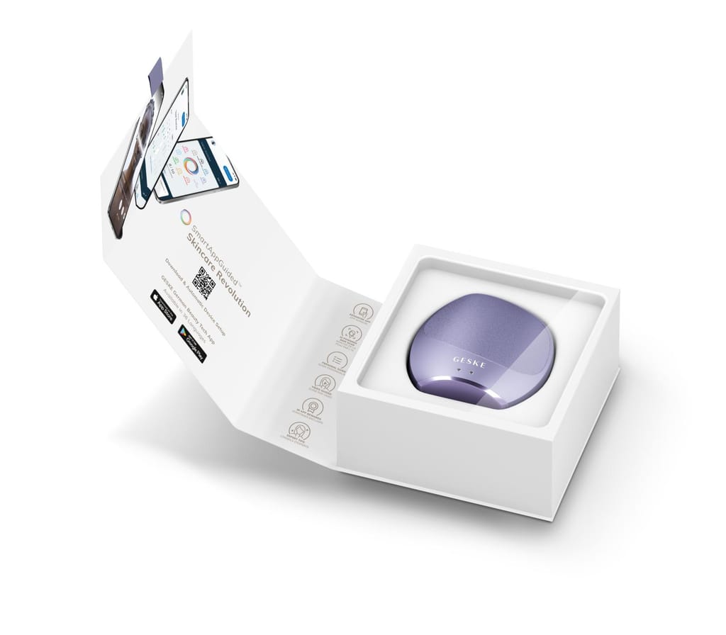 Фото товару: Ультразвукова щітка для тіла та інтенсивний пілінг GESKE Sonic Body Brush&Intensive Exfoliator 7в1 purple № 8