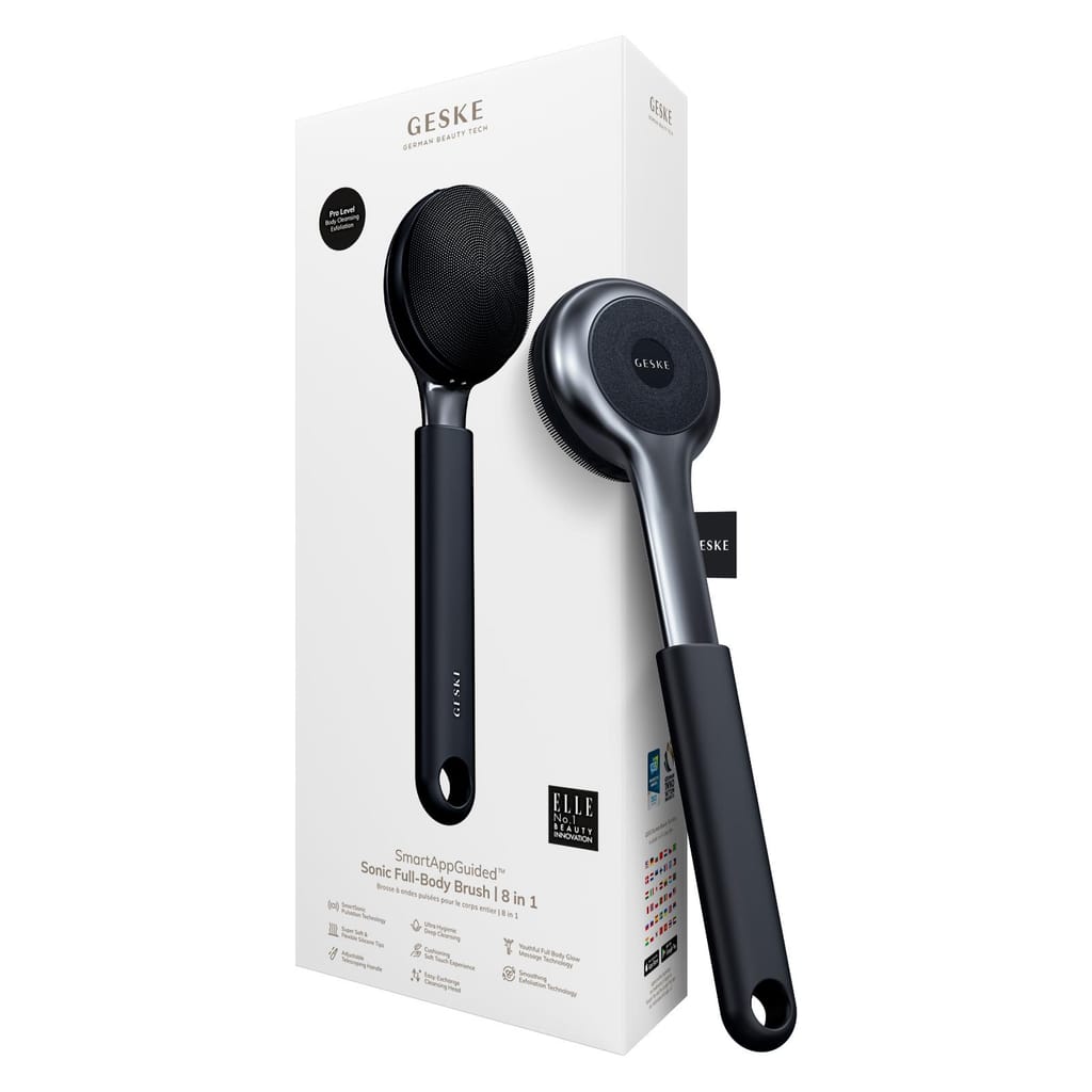 Фото товару: Ультразвукова щітка для всього тіла GESKE Sonic Full-Body Brush&Intensive Exfoliator 8в1 black № 0