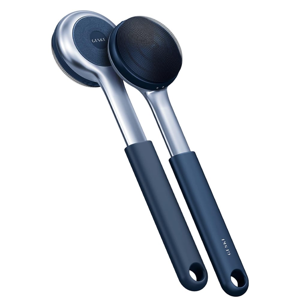 Фото товару: Ультразвукова щітка для всього тіла GESKE Sonic Full-Body Brush&Intensive Exfoliator 8в1 midnight № 5