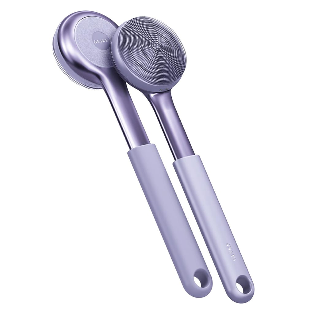 Фото товару: Ультразвукова щітка для всього тіла GESKE Sonic Full-Body Brush&Intensive Exfoliator 8в1 purple № 5