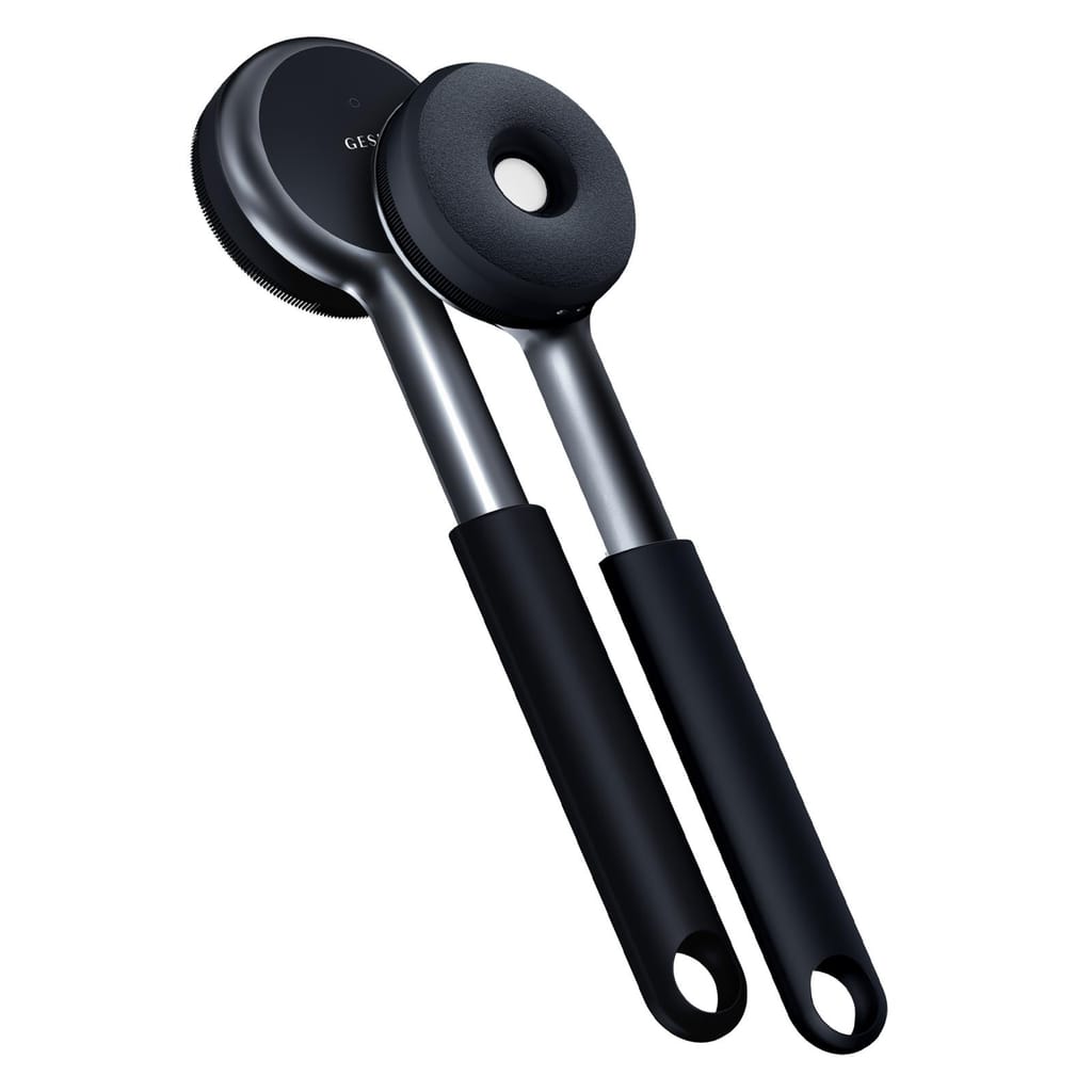 Фото товару: Звукова світлодіодна щітка для всього тіла GESKE Sonic LED Full-Body Brush&Intensive Exfoliator 9в1 black № 5
