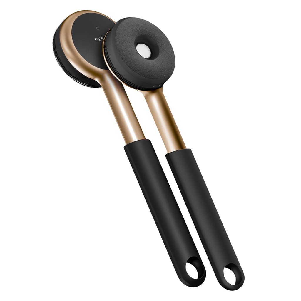 Фото товару: Звукова світлодіодна щітка для всього тіла GESKE Sonic LED Full-Body Brush&Intensive Exfoliator 9в1 gray № 5