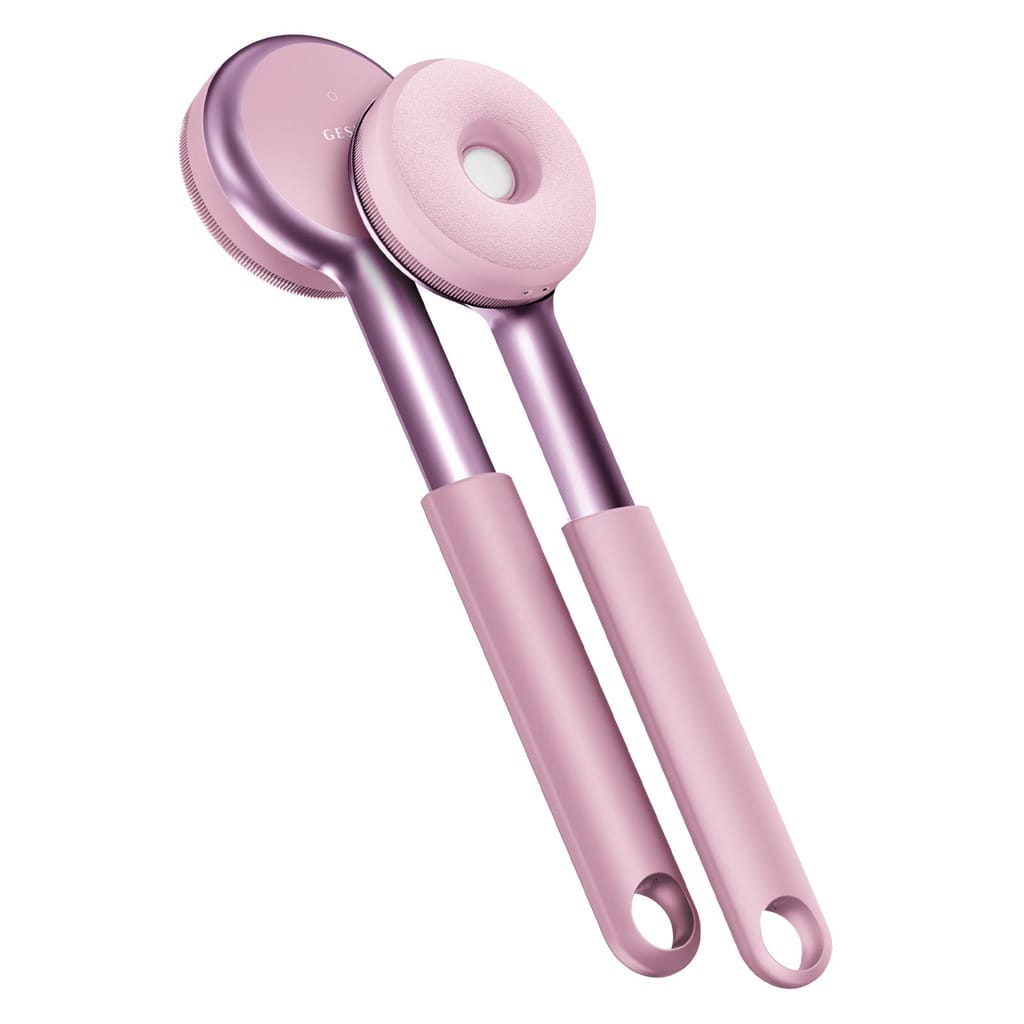 Фото товару: Звукова світлодіодна щітка для всього тіла GESKE Sonic LED Full-Body Brush&Intensive Exfoliator 9в1 pink № 5